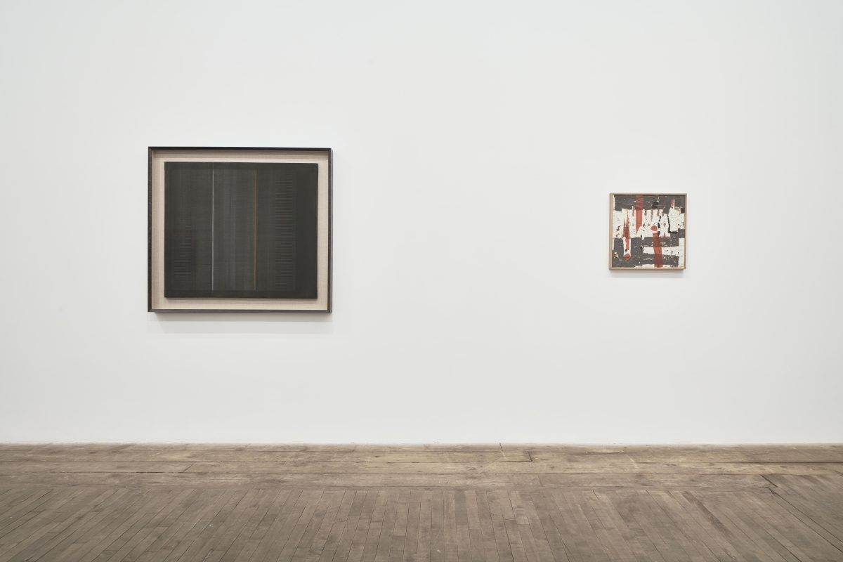 <i>Bice Lazzari: The Mark & The Measure. Selected Works from 1939-1981</i>, 2023 </br> installation view, kaufmann repetto, new york