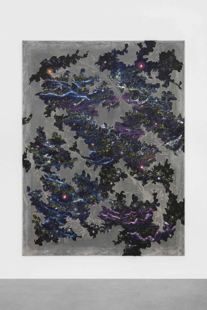 <i> The All</i>, 2023 </br>acrylic and concrete on canvas</br>
200 x 150 x 2,6 cm / 78.7 x 59 x 1 in