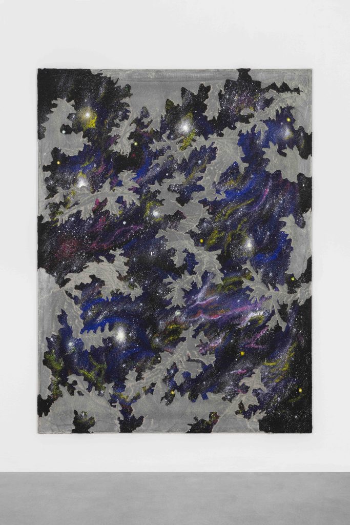 <i> The All</i>, 2023 </br>acrylic and concrete on canvas</br>
200 x 150 x 2,6 cm / 78.7 x 59 x 1 in