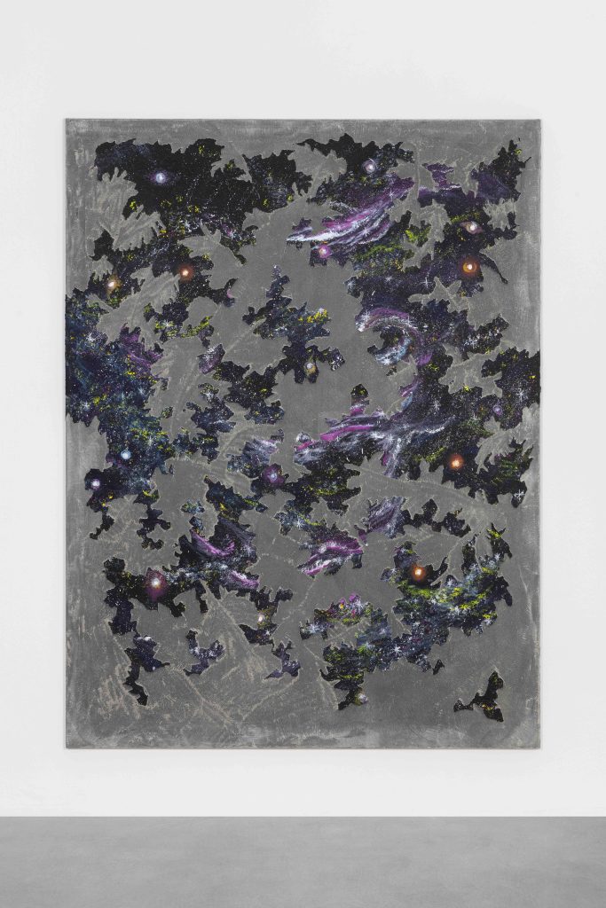 <i> The All</i>, 2023 </br>acrylic and concrete on canvas</br>
200 x 150 x 2,6 cm / 78.7 x 59 x 1 in