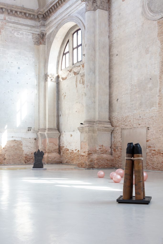 <i>Sempre il mare, uomo libero, amerai! (Free man, you’ll love the ocean endlessy!)</i>, 2023
</br> installation view, Ocean Space, Venice