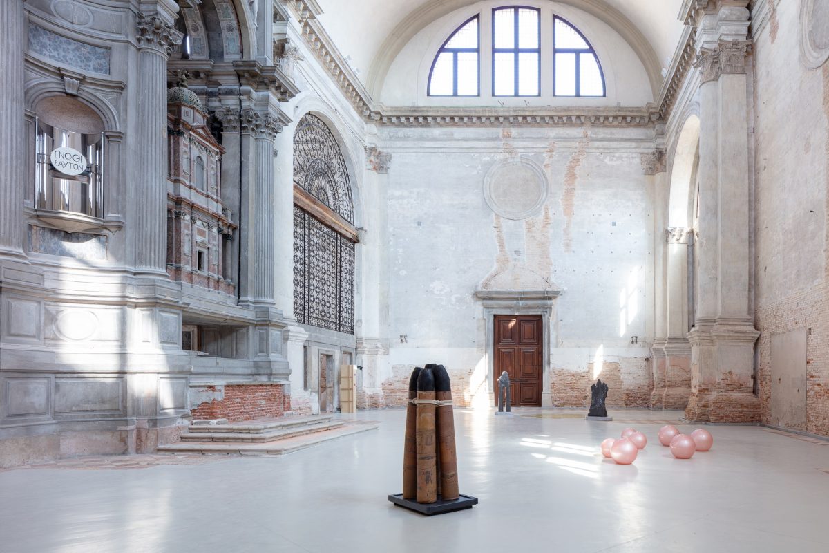 <i>Sempre il mare, uomo libero, amerai! (Free man, you’ll love the ocean endlessy!)</i>, 2023
</br> installation view, Ocean Space, Venice
