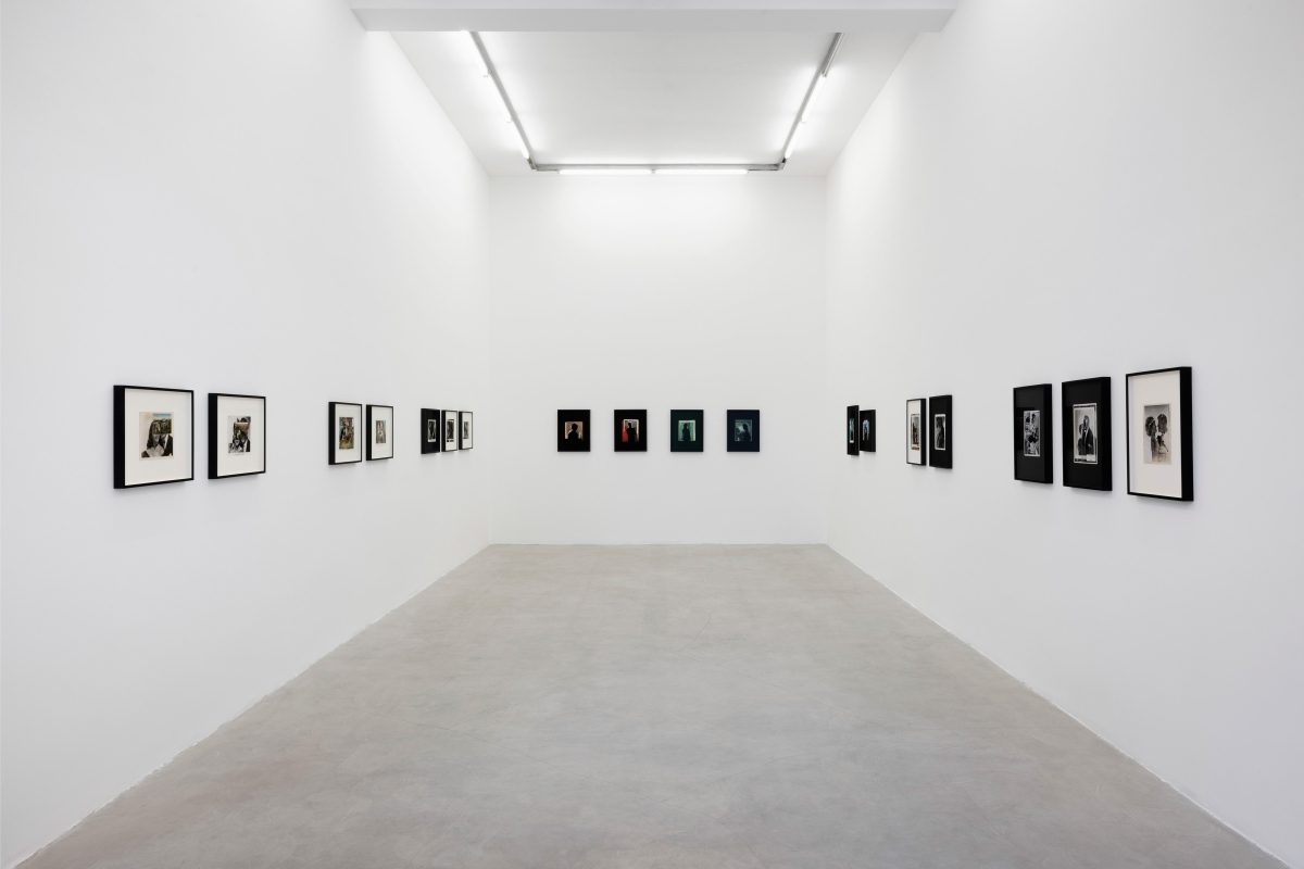 John Stezaker, <i>Spells</i>, 2023 </br> installation view, kaufmann repetto, milan