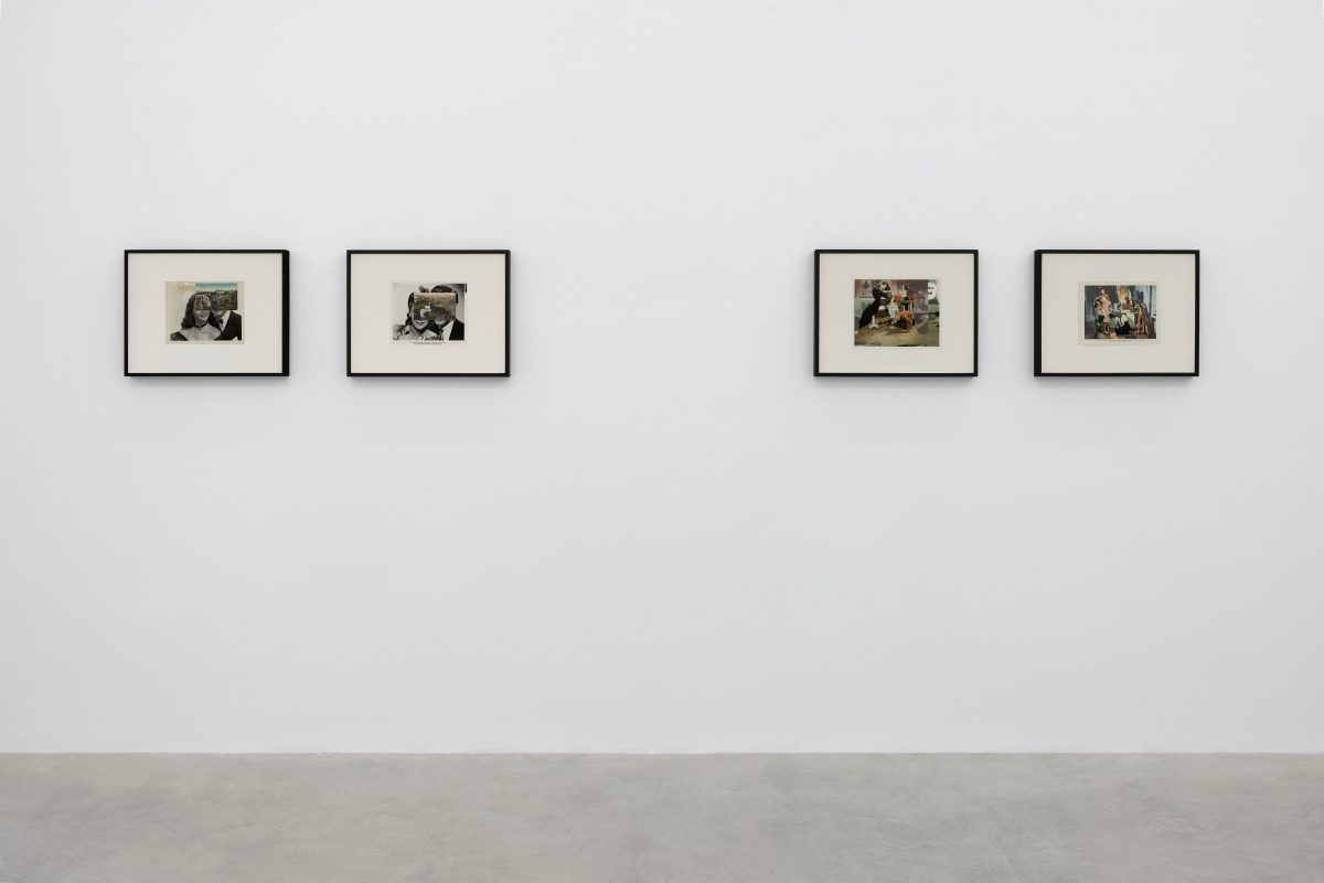 John Stezaker, <i>Spells</i>, 2023 </br> installation view, kaufmann repetto, milan