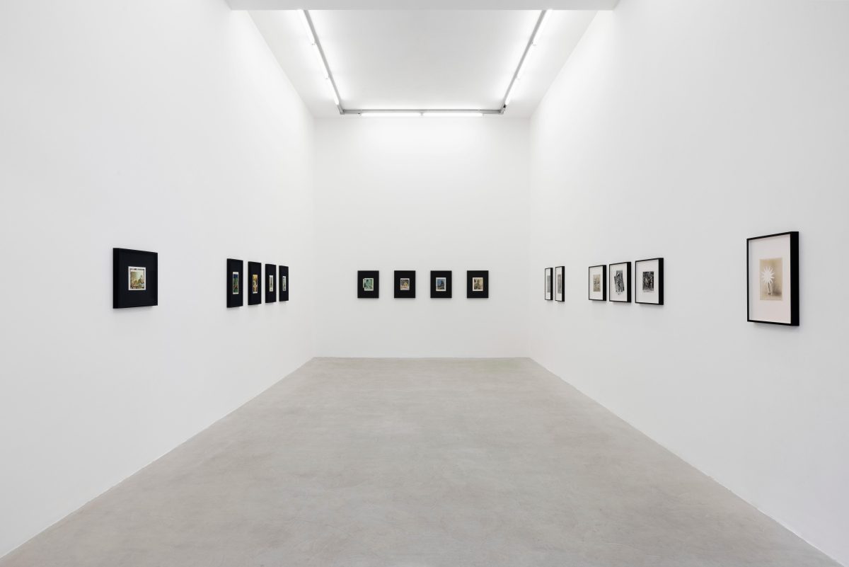 John Stezaker, <i>Spells</i>, 2023 </br> installation view, kaufmann repetto, milan