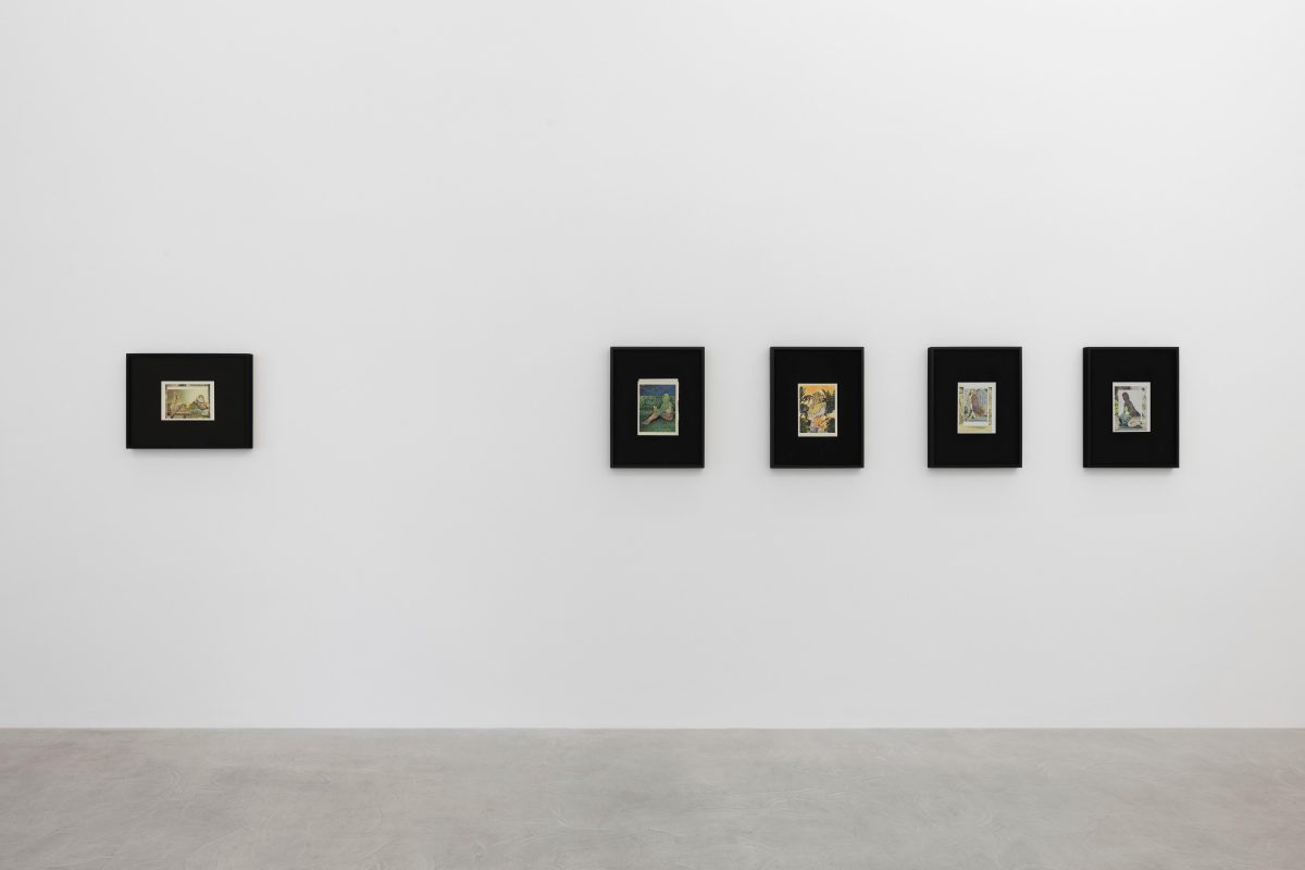 John Stezaker, <i>Spells</i>, 2023 </br> installation view, kaufmann repetto, milan