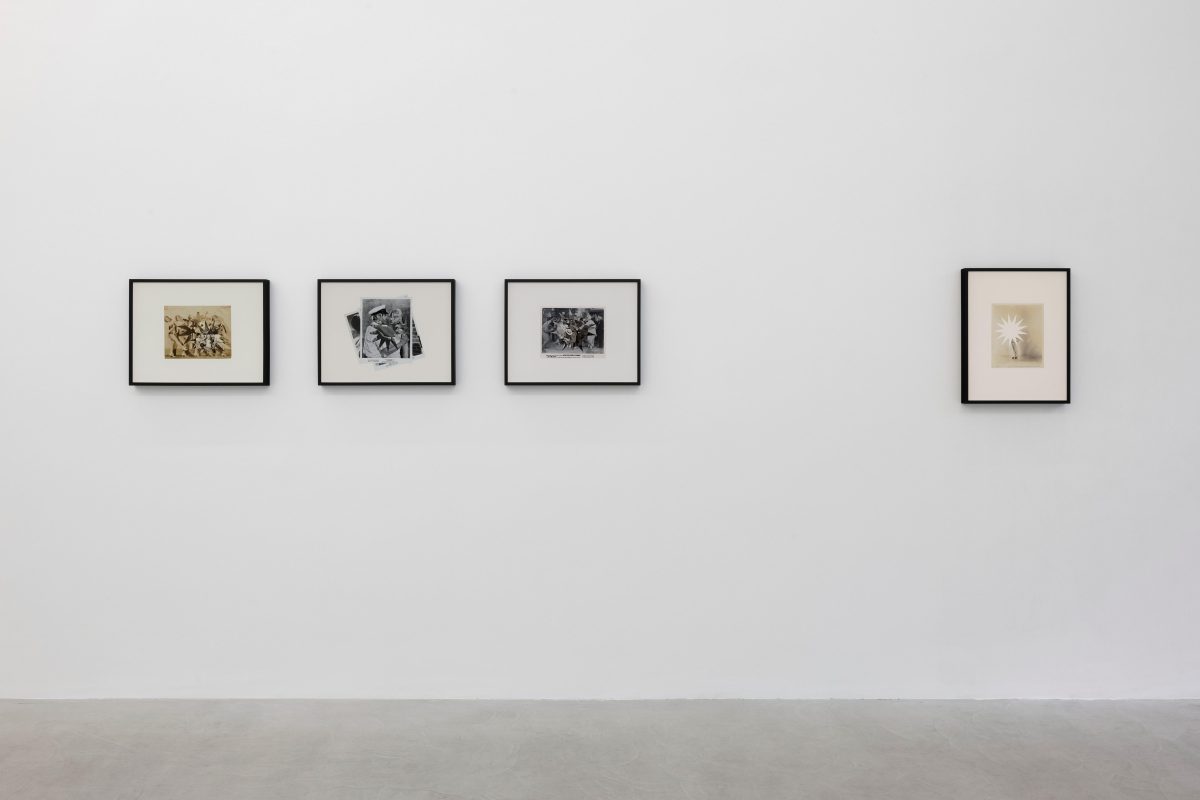John Stezaker, <i>Spells</i>, 2023 </br> installation view, kaufmann repetto, milan