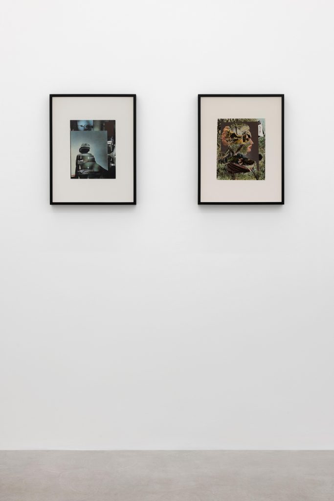 John Stezaker, <i>Spells</i>, 2023 </br> installation view, kaufmann repetto, milan