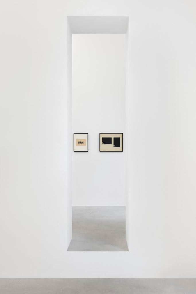 John Stezaker, <i>Spells</i>, 2023 </br> installation view, kaufmann repetto, milan