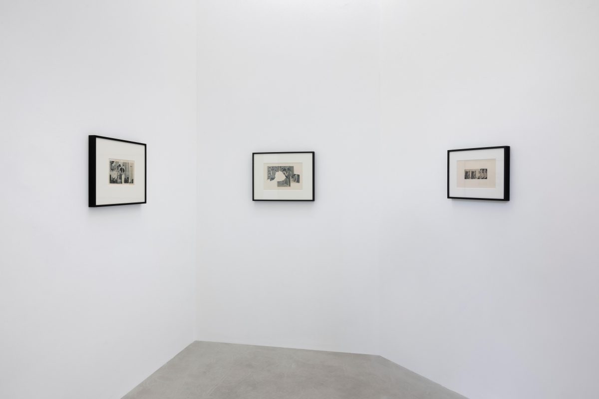 John Stezaker, <i>Spells</i>, 2023 </br> installation view, kaufmann repetto, milan