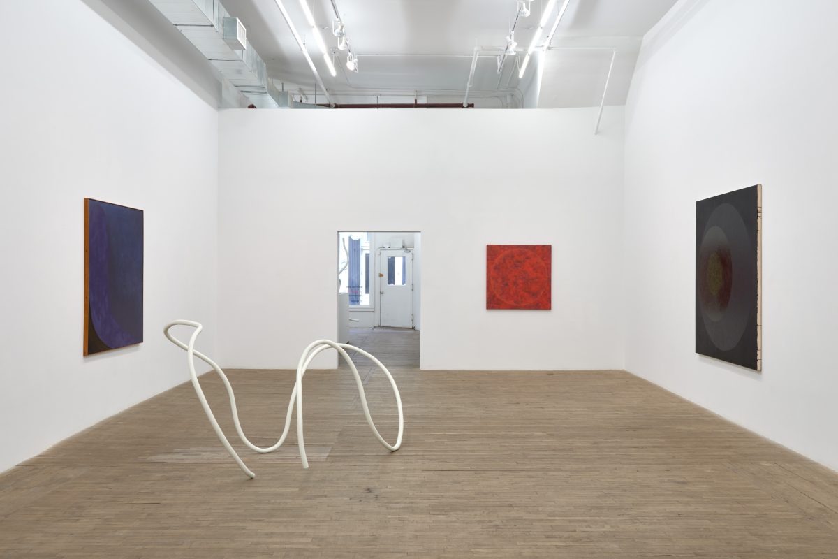 Tomie Ohtake, 2023 </br> installation view, kaufmann repetto, new york