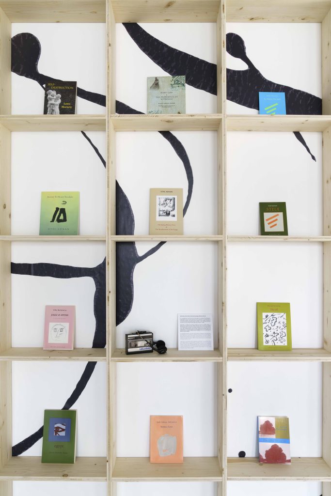 <i>the manifestations of the voyage</i>, 2023
</br> installation view, Portikus, Frankfurt