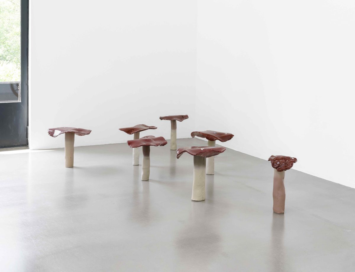<i>the manifestations of the voyage</i>, 2023
</br> installation view, Portikus, Frankfurt
