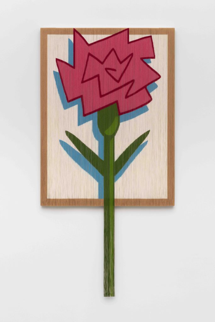 Dianna Molzan, <i>Carnation</i>, 2023 </br> oil on canvas on poplar
</br> 152 x 76,2 x 3,8 cm / 60 x 30 x 1.4 in>