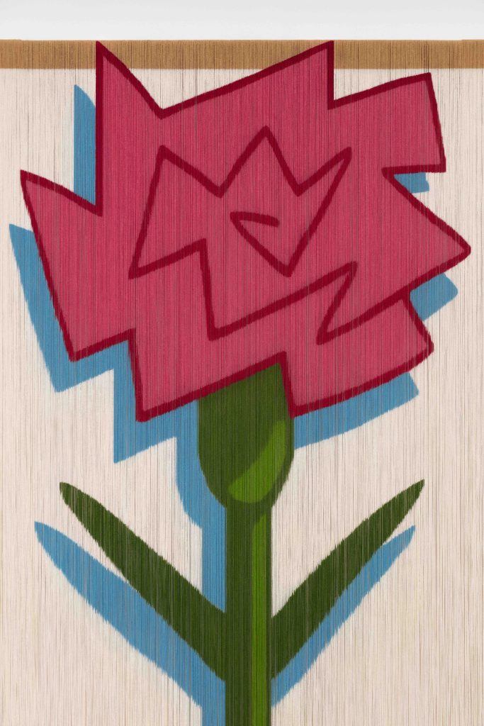 Dianna Molzan, <i>Carnation</i>, 2023 </br> oil on canvas on poplar
</br> (detail)>