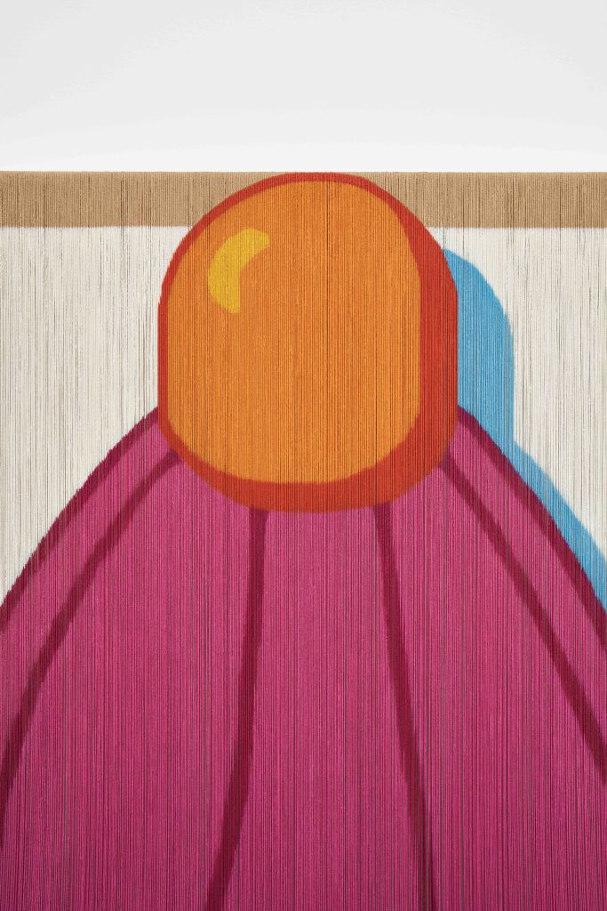 Dianna Molzan, <i>Echinacea</i>, 2023 </br> Oil on canvas on poplar
</br> (detail)