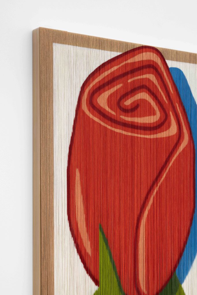 Dianna Molzan, <i>Rose</i>, 2023 </br> oil on canvas on poplar
</br> (detail)