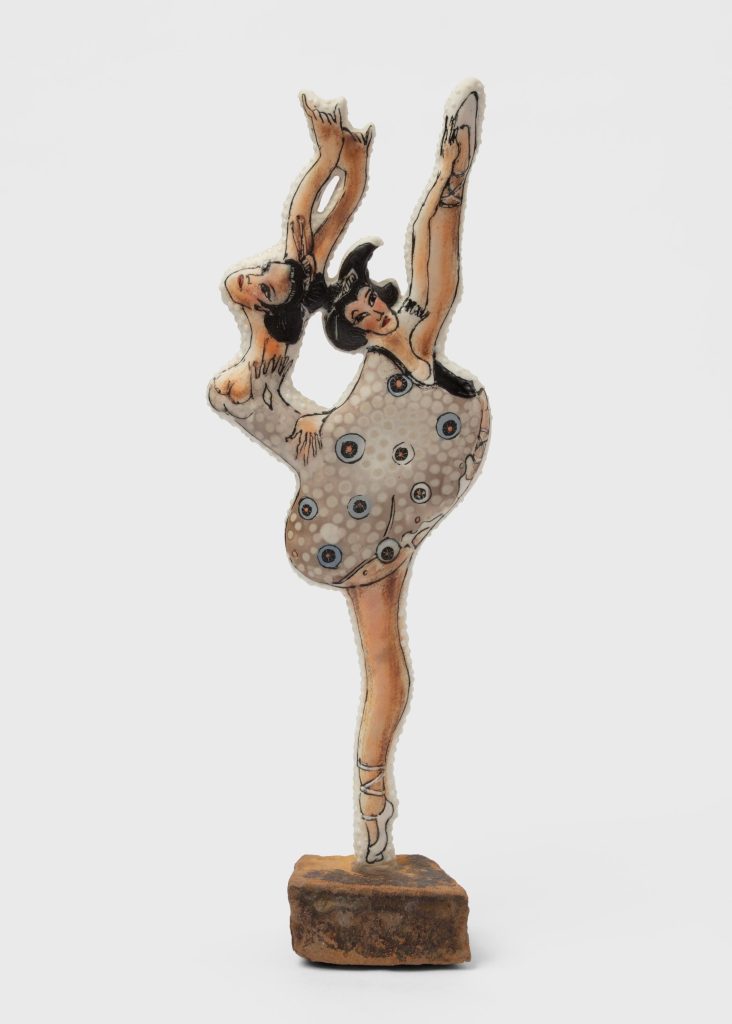 <i> Two-Headed Ballerina</i>, 2007</br> porcelain</br> 40,6 x 14 x 5,1 cm / 16 x 5.5 x 2 in