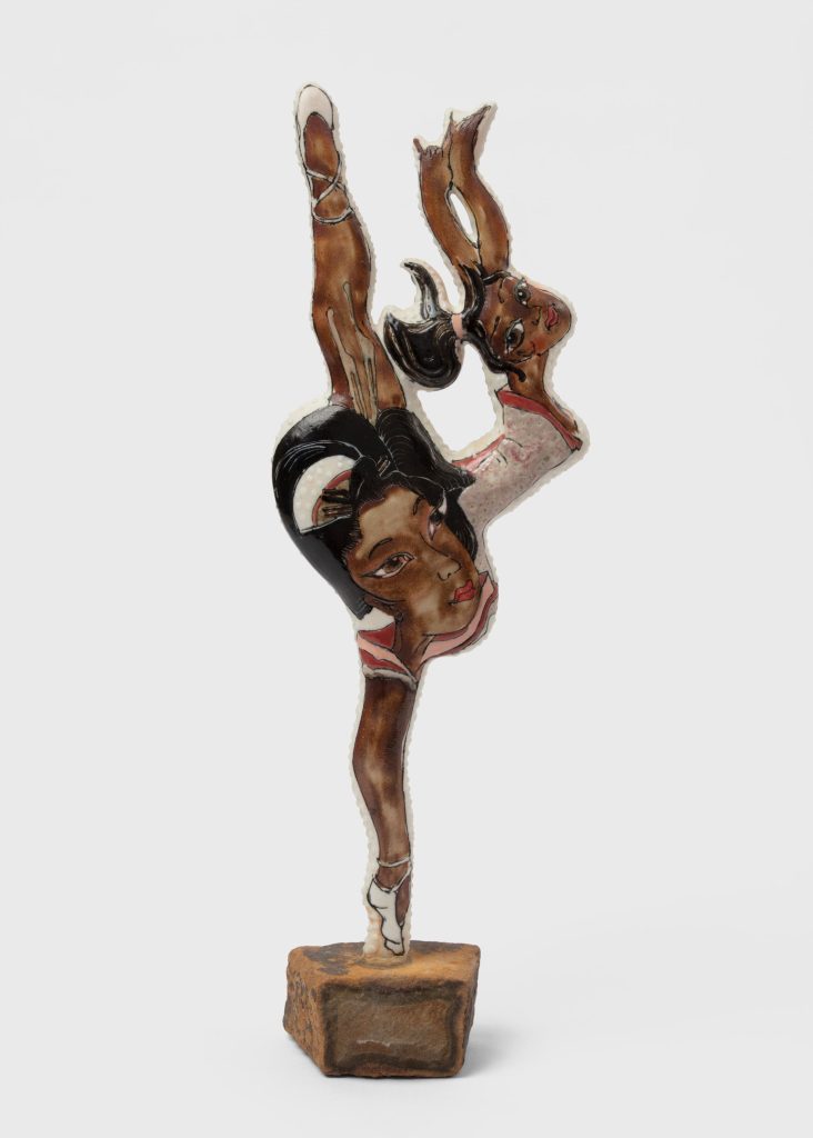 Skuja Braden, <i> Two-Headed Ballerina</i>, 2007</br> porcelain</br> 40,6 x 14 x 5,1 cm / 16 x 5.5 x 2 in