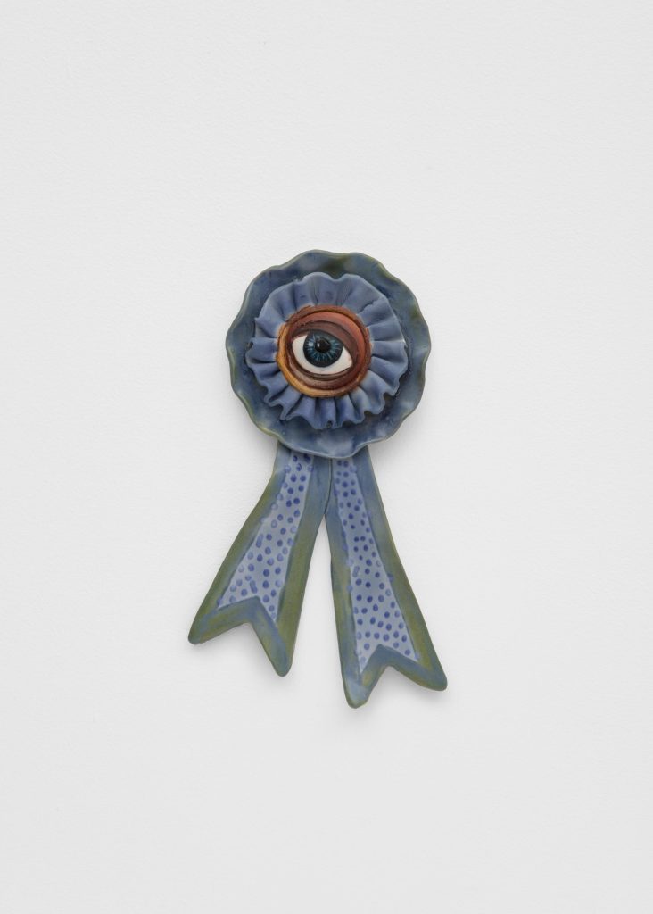 Skuja Braden, <i>Blue Ribbon</i> porcelain</br> 25,4 x 15, 2 x 2,5 cm / 10 x 6 x 1 in
