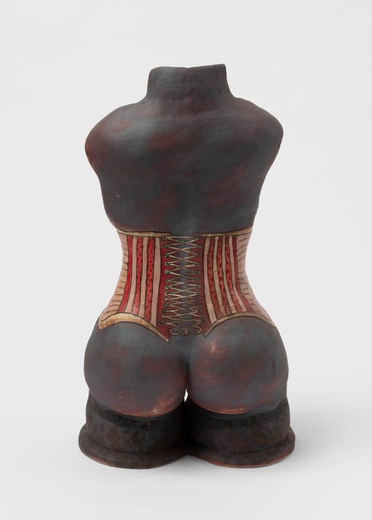 Skuja Braden, <i> Pardon My Body </i> , 2007 </br> stoneware </br> 42,5 x 24,8 x 19 cm / 16.7 x 9.7 x 7.5 in