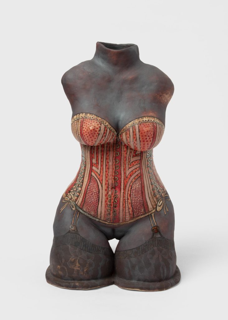 Skuja Braden, <i> Pardon My Body </i> , 2007 </br> stoneware </br> 42,5 x 24,8 x 19 cm / 16.7 x 9.7 x 7.5 in