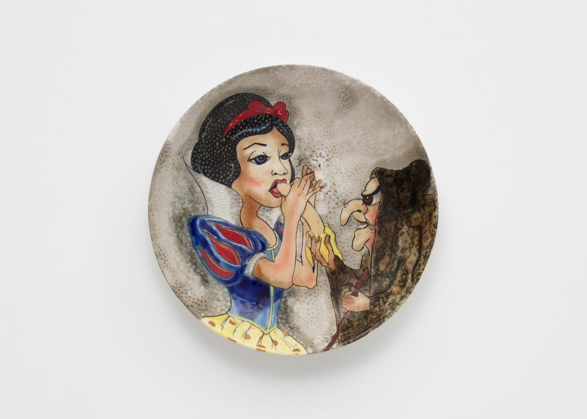 Skuja Braden, <i> The What if it had been a banana instead? </i> , 2012</br>porcelain</br> 35 x 35 x 5 cm / 13.8 x 13.8 x 2 in