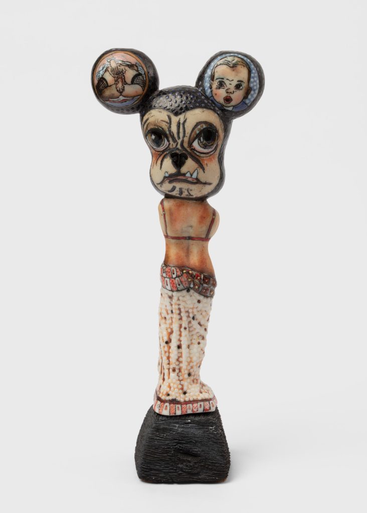 Skuja Braden, <i>
House Mouse de Milo</i>, 2008</br>porcelain</br>39,6 x 12,5 x 8,9 cm / 15.6 x 5 x 3.5 in