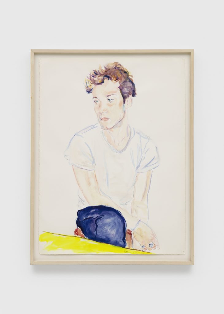 Billy Sullivan, <i> John </i>, 2010 </br> watercolor on paper </br> 76,2 x 55,9 cm / 30 x 22 in