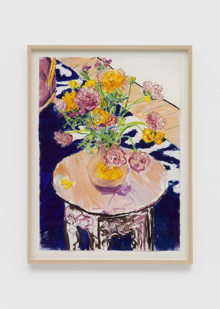 Billy Sullivan, <i> Elaine’s Still Life </i>, 2022 </br> pastel on paper </br> 77 x 56 cm / 30.3 x 22 in (unframed)