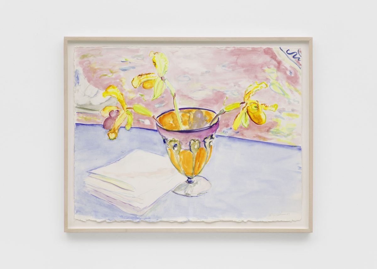 Billy Sullivan, <i> Lady’s Slipper </i>, 2009 </br> watercolor on paper </br> 55,8 x 76,2 cm / 22 x 30 in (unframed)