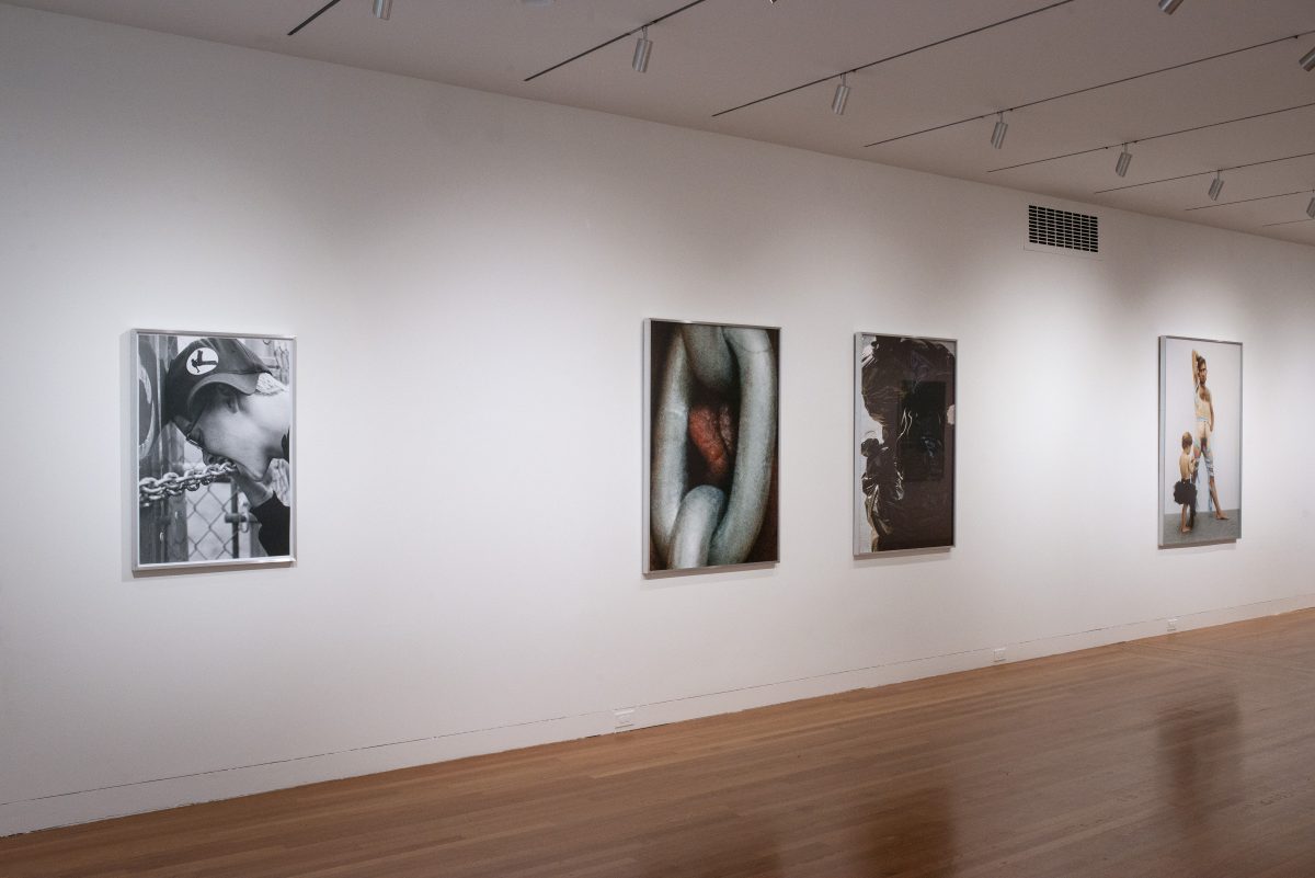 Talia Chetrit, <i>Matrix193</i>, 2023</br> installation view, Wadsowrth Atheneum Museum, Hartford
