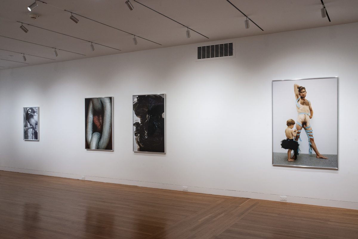 Talia Chetrit, <i>Matrix193</i>, 2023</br> installation view, Wadsowrth Atheneum Museum, Hartford