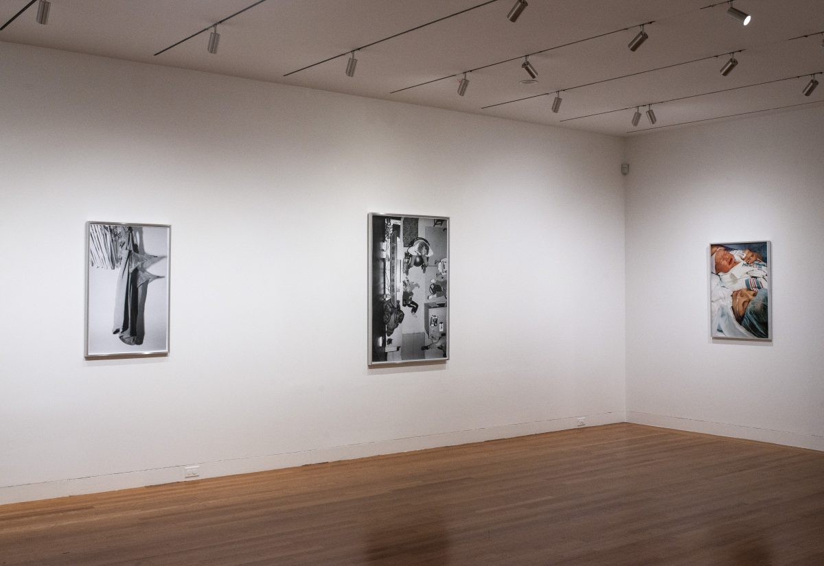 Talia Chetrit, <i>Matrix193</i>, 2023</br> installation view, Wadsowrth Atheneum Museum, Hartford