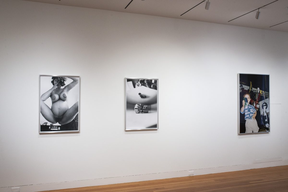 Talia Chetrit, <i>Matrix193</i>, 2023</br> installation view, Wadsowrth Atheneum Museum, Hartford