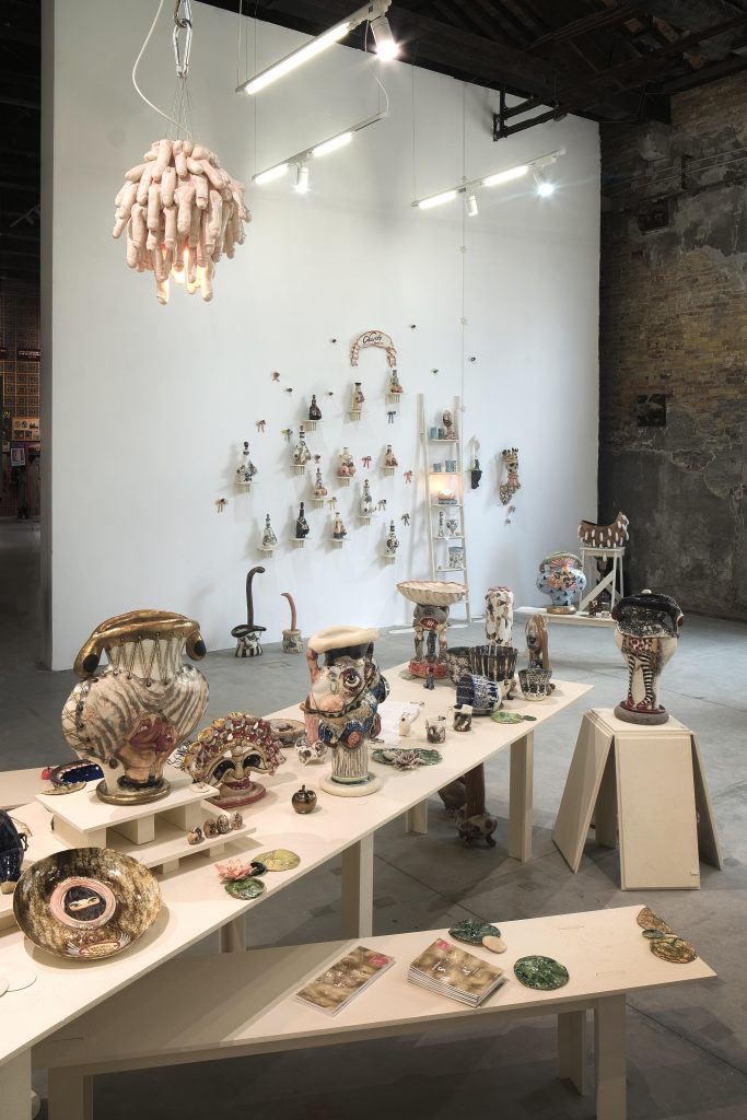 <i>Selling Water by the River</i>, 2022 </br> installation view, Latvian Pavillion, Venice Biennale