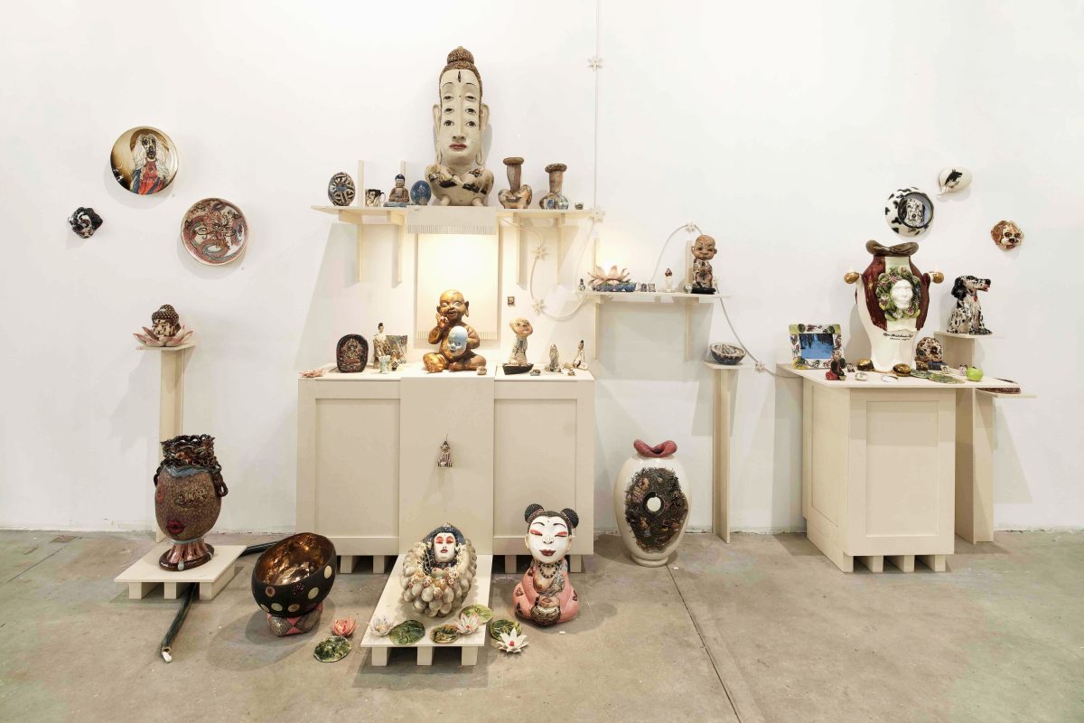 <i>Selling Water by the River</i>, 2022 </br> installation view, Latvian Pavillion, Venice Biennale