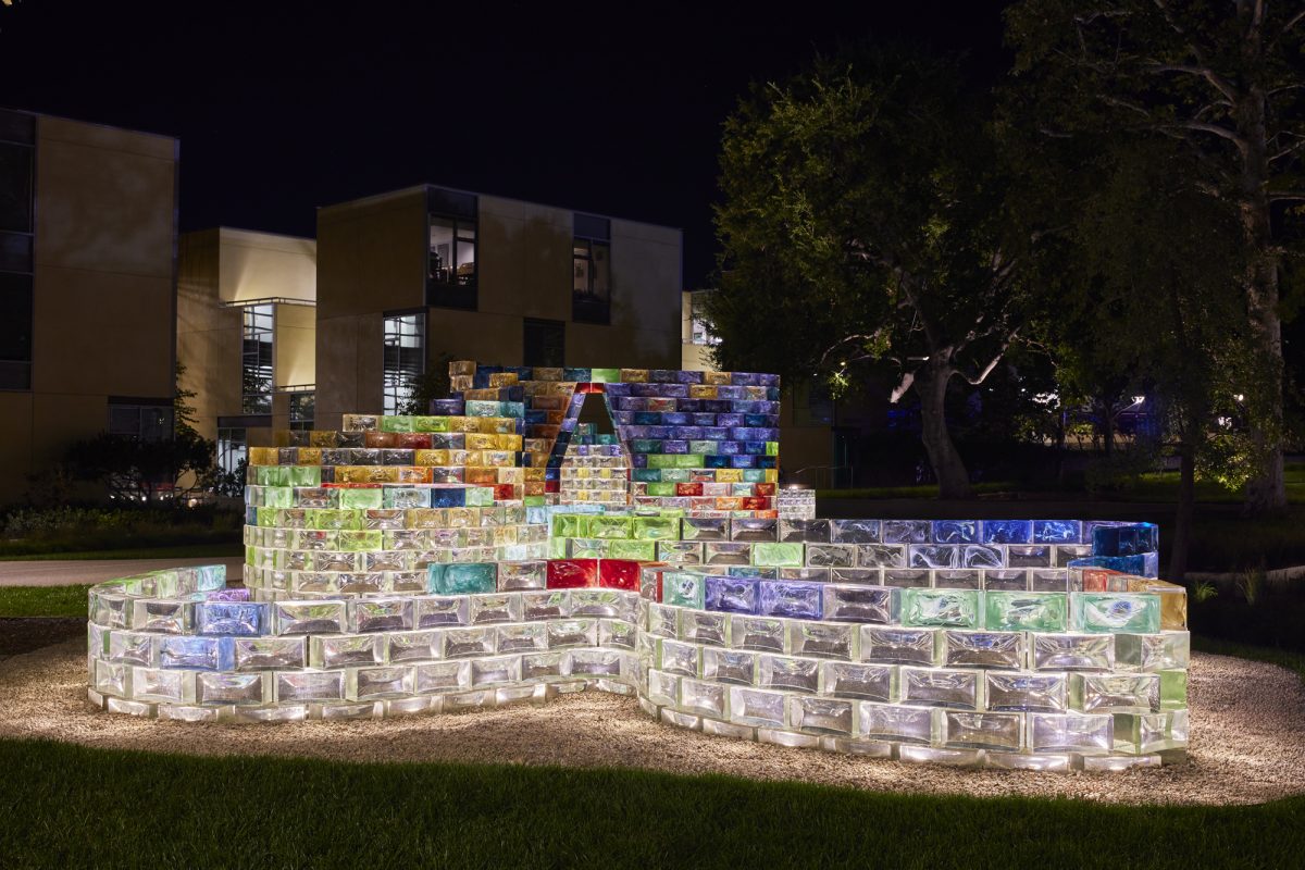 <i>qwalala</i>, 2017
</br> 
installation view, Claremont McKenna College, Los Angeles, 2023