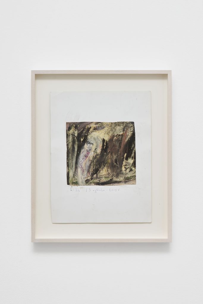 Elene Chantladze, <i>13 ივნისი - 2015 წ.</i></br>mixed media on paper</br>34,5 x 26,5 cm / 13.5 x 10.5 in