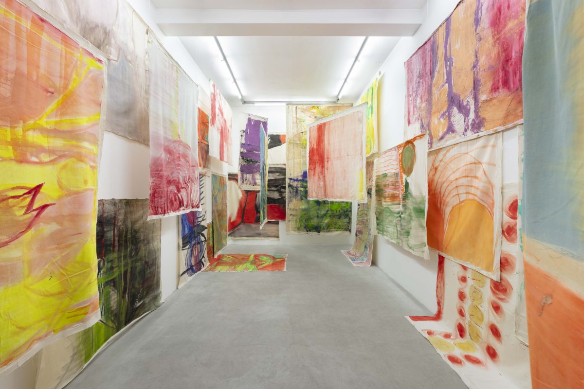 <i>Tintin Nina Disco</i>, 2024 </br> installation view, kaufmann repetto milan
