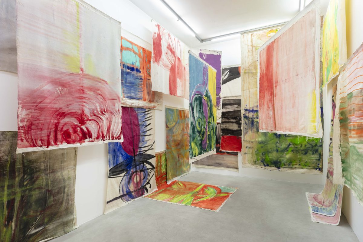 <i>Tintin Nina Disco</i>, 2024 </br> installation view, kaufmann repetto milan