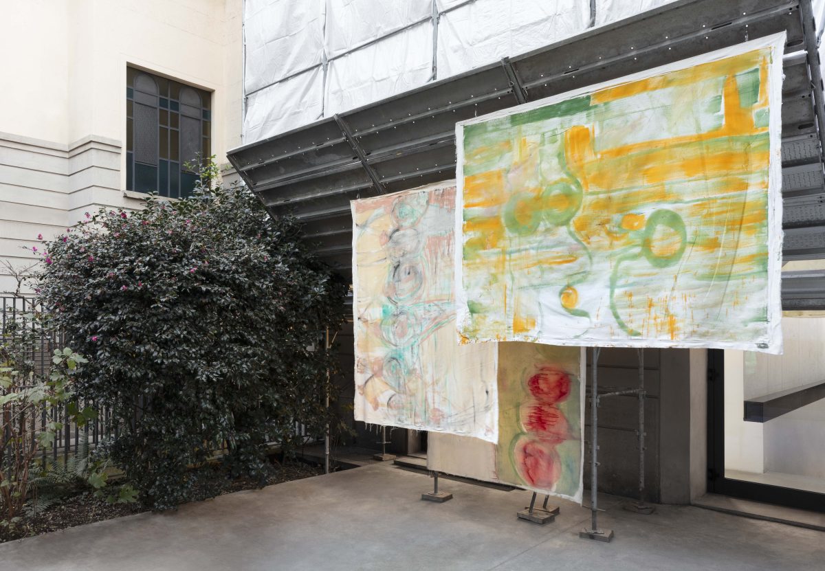 <i>Tintin Nina Disco</i>, 2024 </br> installation view, kaufmann repetto milan
