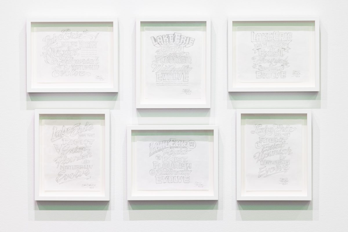 <i>Andrea Bowers. Exist, Flourish, Evolve</i>, 2023 </br> installation view, Museum of Contemporary Art, Cleveland
