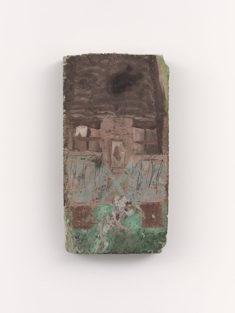 <i>Untitled</i>, undated</br>mixed media on stone</br>20,3 x 10,8 cm / 8 x 4.3 in