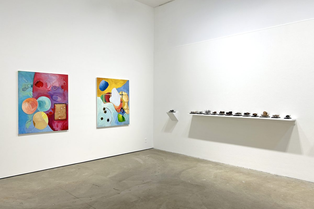 <i>Hawkins / Gonzalez</I>, 2024</br>
installation view, Rochester Contemporary Art Center