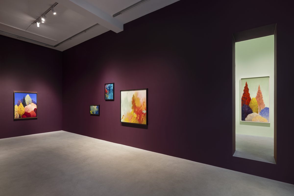 <i>Seahorse</I>, 2024</br>
installation view, kaufmann repetto milan