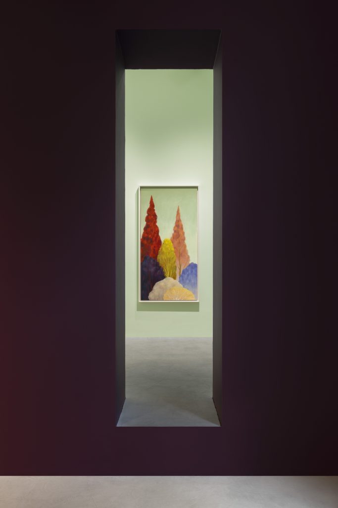 <i>Seahorse</I>, 2024</br>
installation view, kaufmann repetto milan