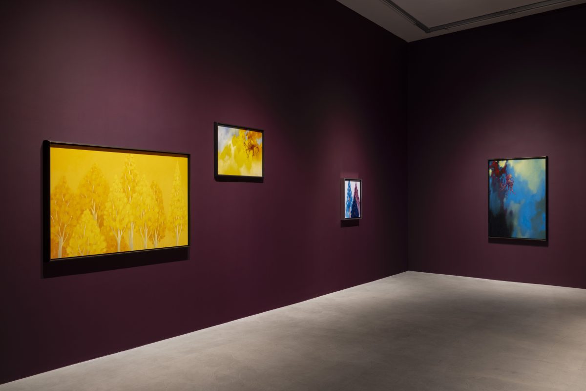 <i>Seahorse</I>, 2024</br>
installation view, kaufmann repetto milan