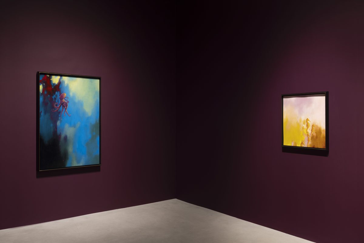 <i>Seahorse</I>, 2024</br>
installation view, kaufmann repetto milan