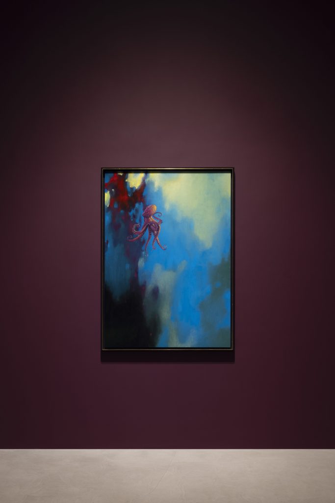 <i>Seahorse</I>, 2024</br>
installation view, kaufmann repetto milan